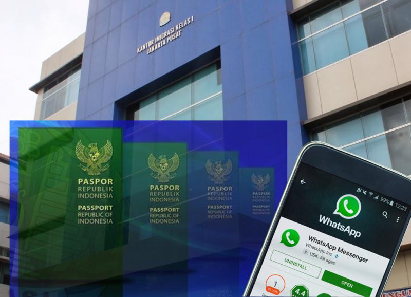 Cara membuat paspor - Kantor Imigrasi Kelas I - Layanan Antrian via WhatsApp