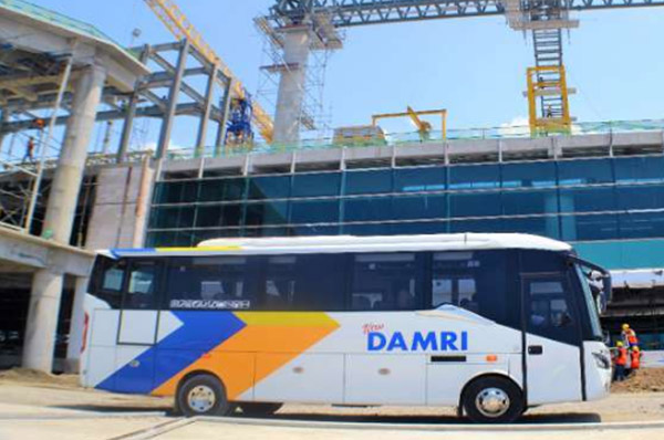 Rute Bus Damri Bandara New Yogyakarta International Airport - NYIA - Kulon Progo- harga tiket