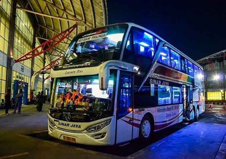 Bus Double Decker Sinar Jaya 1 DD - MB 2542 - @kevinrifer