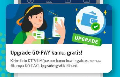 Cara Upgrade Akun GOPAY @