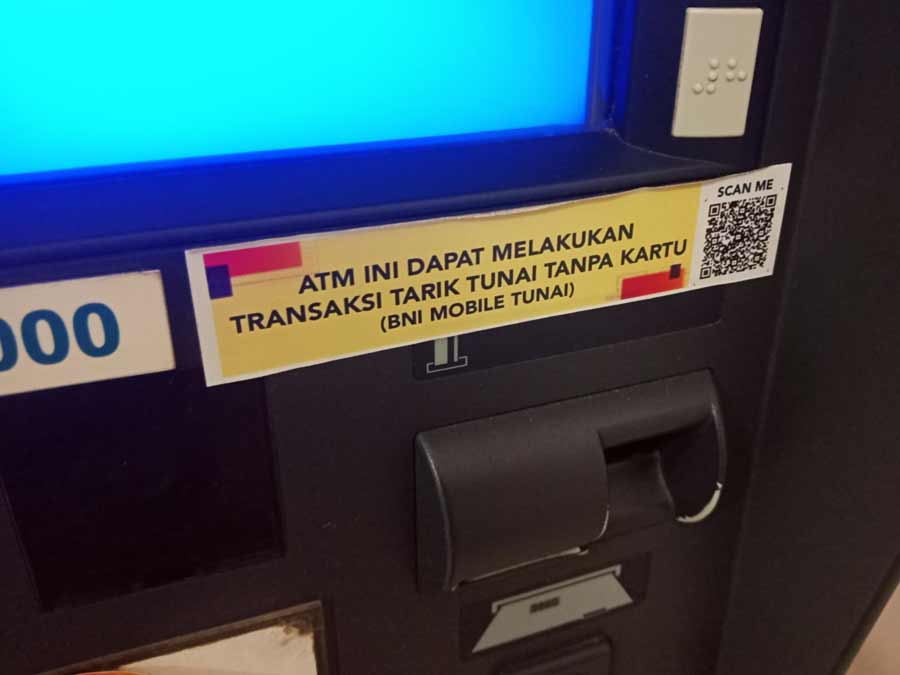 Cara Mengambil Uang Tanpa Kartu di ATM BNI - Tarik tunai tanpa kartu ATM BNI